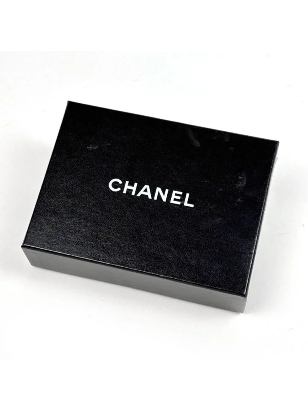 Chanel CC Logo Belt 97 Leather Black